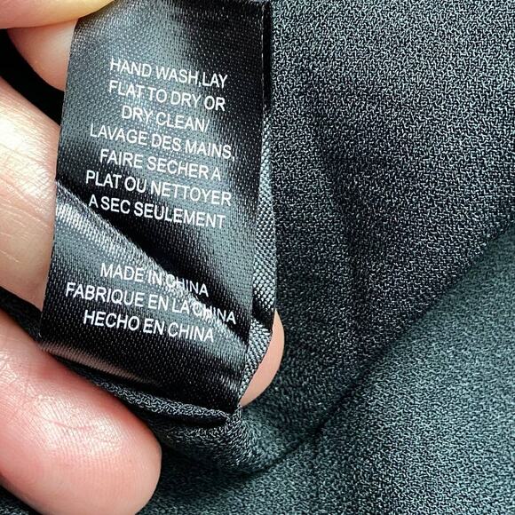 Navy Blue Fit and Flare Mini Dress Size Small - Picture 6 of 8